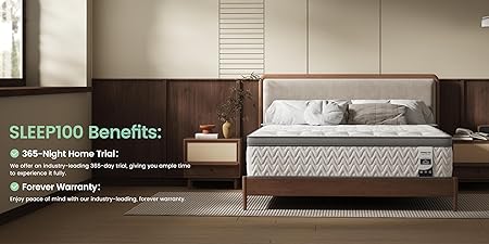 Twin Mattress 12 Inch, 5-Zone Deep SLEEP Firm Mattress with Extra Lumbar & Shoulder Support, Hotel Collection Hybrid Single Mattresses Pain Relief - Fiberglass Free & No Odor -365 Night Trial
