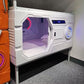 Sleeping Pod Capsule Bed with Digital Display, Sound Proof Design,Includes Matress (White), Indoor Use