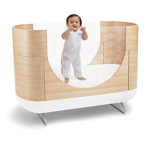 Ubabub Pod 2-in-1 Convertible Crib with Junior Bed Conversion Kit
